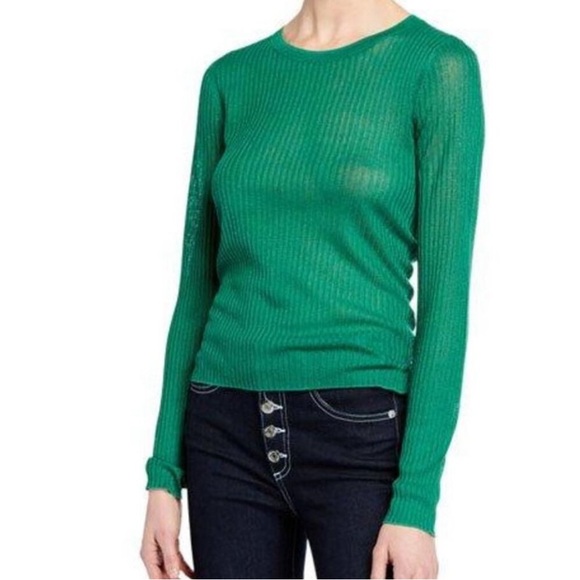 Veronica Beard Sweaters - Veronica Beard Emerald Ribbed Sweater